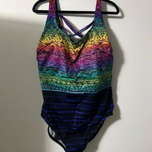 Vibrant Multicolor Women's One Piece Swimsuit